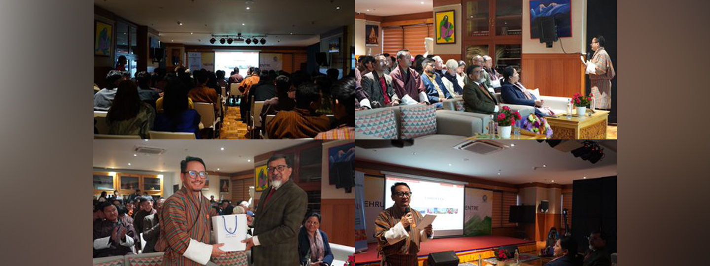  NWCC, Thimphu hosted a session under the #SamvadSeries on fifty years of tourism in Bhutan. A fascinating presentation by Mr. Damcho Rinzin, Director, Department of Tourism on the development of tourism sector in Bhutan, policy framework and opportunities for future growth.