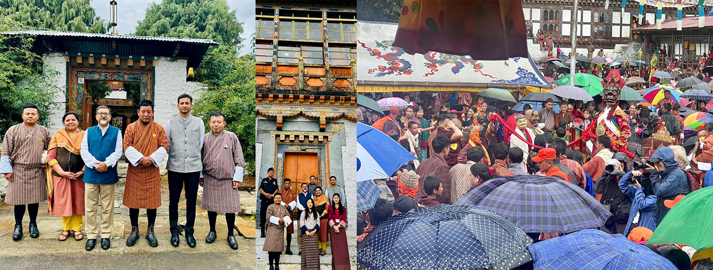  Amb 
@SudhakarDalela
 paid respects at historic Tamshing, Kurjey and Jambay Lhakhangs, some of the most sacred cultural heritage sites in . 

A privilege to attend annual Tshechhu (Festival) at Tamshing monastery in Bumthang.