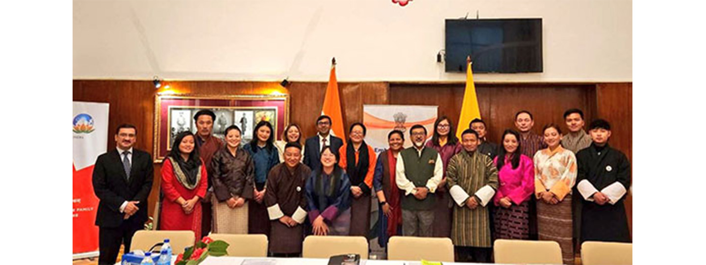  Interaction with creative sector of Bhutan.
