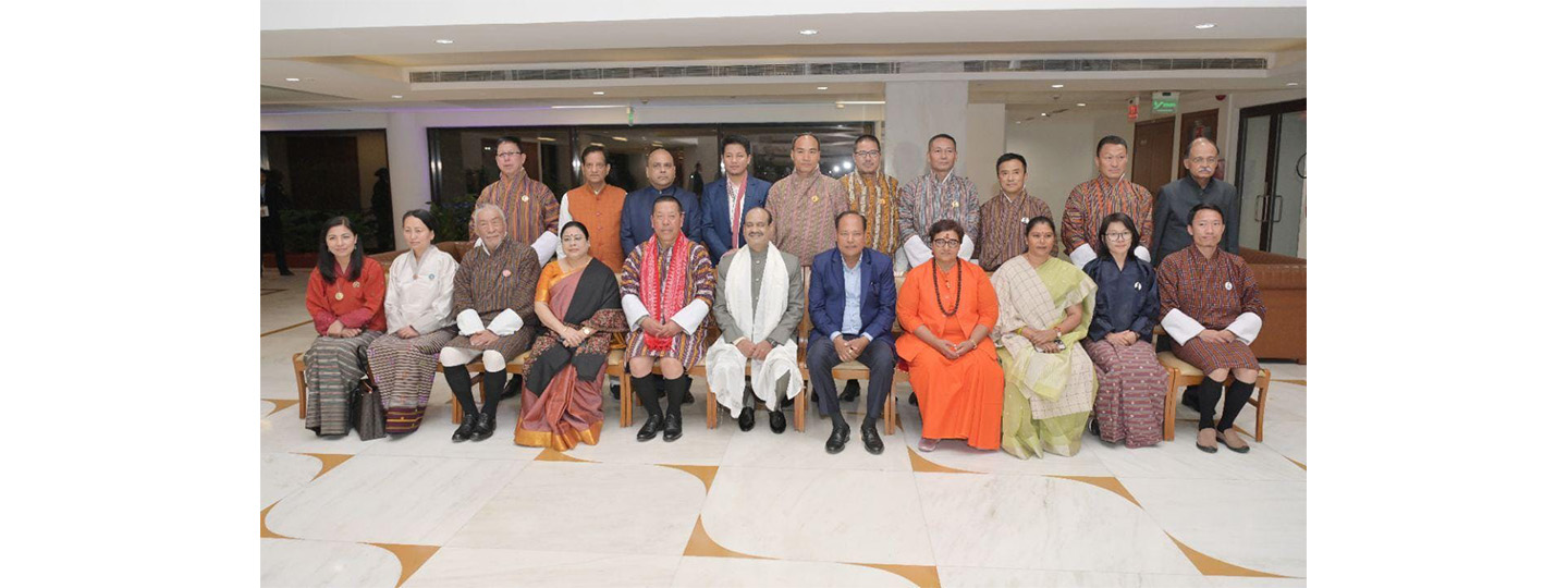  Lyonpo Loknath Sharma, Minister of Energy and Natural Resources of Bhutan, participated at the India Energy Week 2023 in Bengaluru.