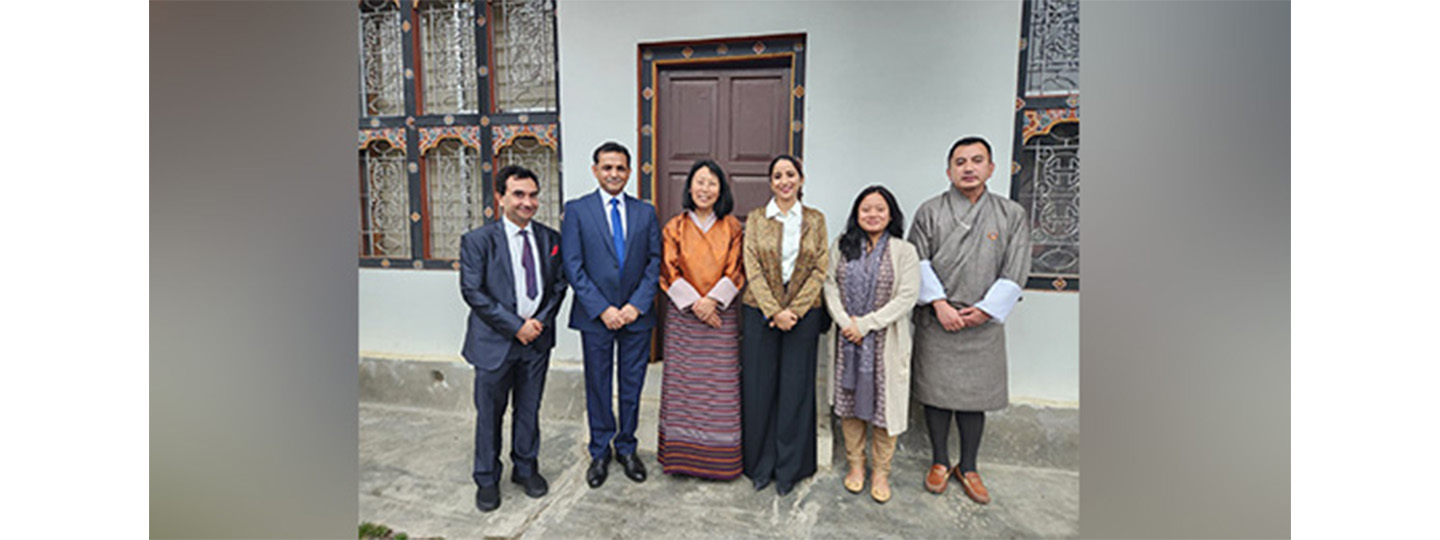  A productive meeting between Acting Finance Secretary of Bhutan Aum Leki Wangmo and Shri Vimal Kumar Srivastava, Principal Commissioner (Customs & EP), CBIC and his team.