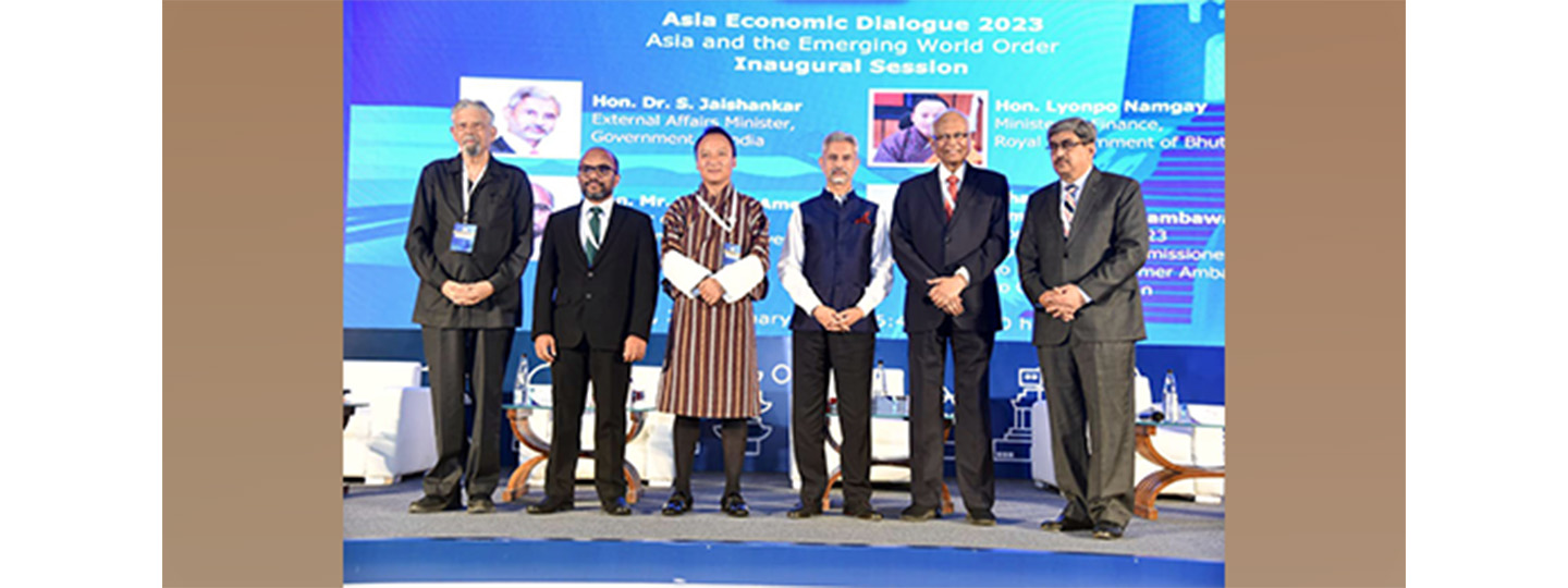  Finance Minister of Bhutan H.E. Lyonpo Namgay Tshering participated at the Asia Economic Dialogue 2023 in Pune