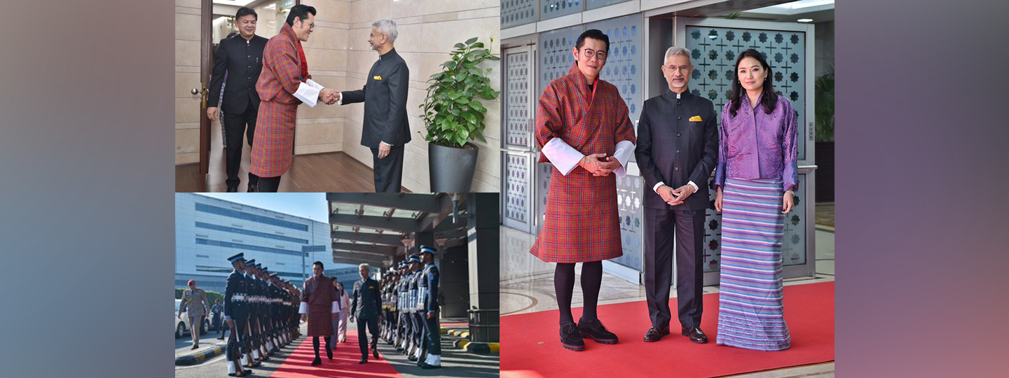  Honoured to welcome His Majesty the King of Bhutan, Jigme Khesar Namgyel Wangchuck, on his arrival in New Delhi today. His visit will further strengthen our unique bonds of friendship.