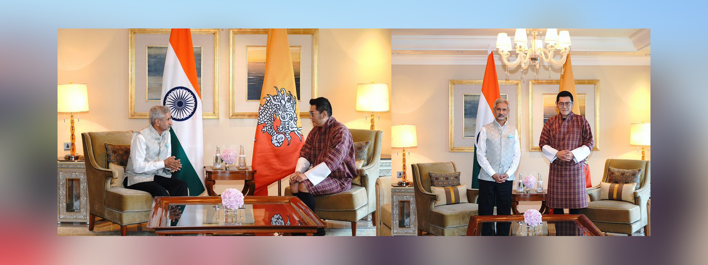  Privilege to call on His Majesty, the King of Bhutan shortly after his arrival in New Delhi. Pleased to hear about the experience of his first visit to Assam. India supports the vision of sustainable transformation of Bhutan under His Majesty's guidance.