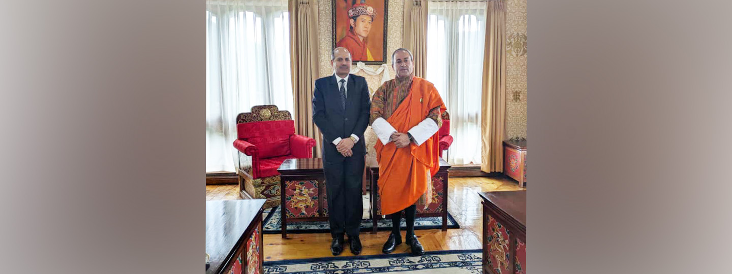  Ambassador met with the Foreign Minister of Bhutan H.E. Lyonpo D.N. Dhungyel (24 September 2025)