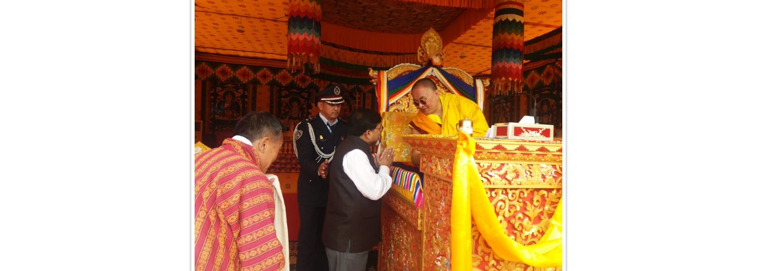  It was a privilege to participate at the inaugural ceremony of Bhutanese temple complex construction project in Rajgir, Bihar in 2018, attended by HH Je Khenpo. Happy to learn that project will be completed by 2024. 