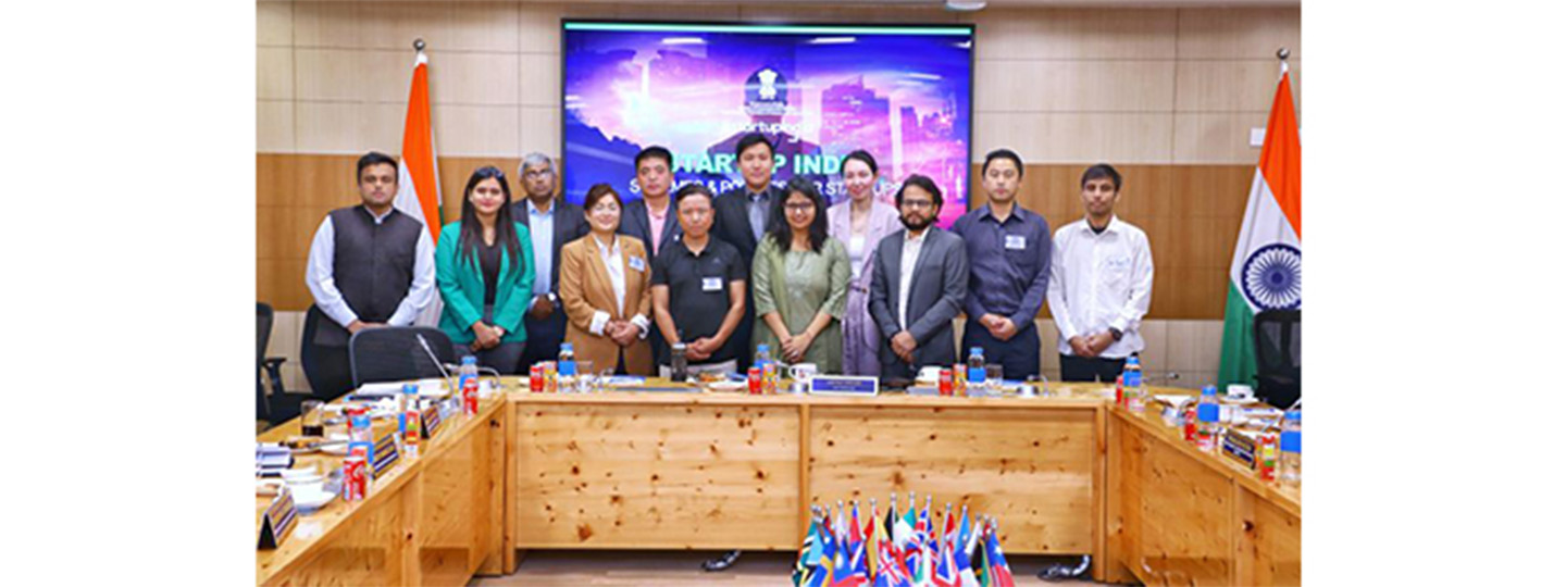  Bhutanese startups visited India, organised by the Confederation of Indian Industry & the Embassy of India, Thimphu. The team included delegates from Bhutan Herbal Tea, Laykha Dairy Delights, Green Pigment Arts, and the Bhutan Chamber of Commerce & Industry.
