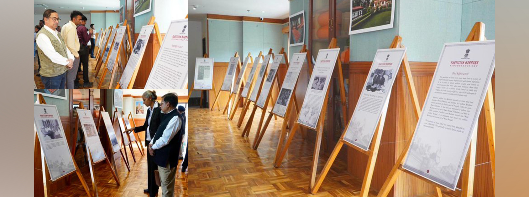  Amb 
@sudhakardalela
 inaugurated an exhibition on #PartitionHorrorsRemembranceDay to pay tribute to the courage of countless people who endured unimaginable pain and suffering due to the horrors of Partition.