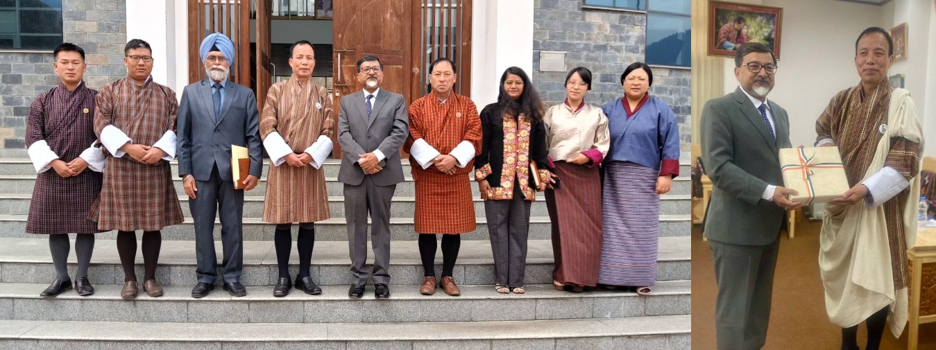 Amb @SudhakarDalela met RUB Vice Chancellor Dasho Nidup Dorji & discussed ways to deepen Bhutan India academic linkages through student & faculty exchange, joint research & academic programs. Committed to further expanding education & knowledge partnership, preparing ourselves for future