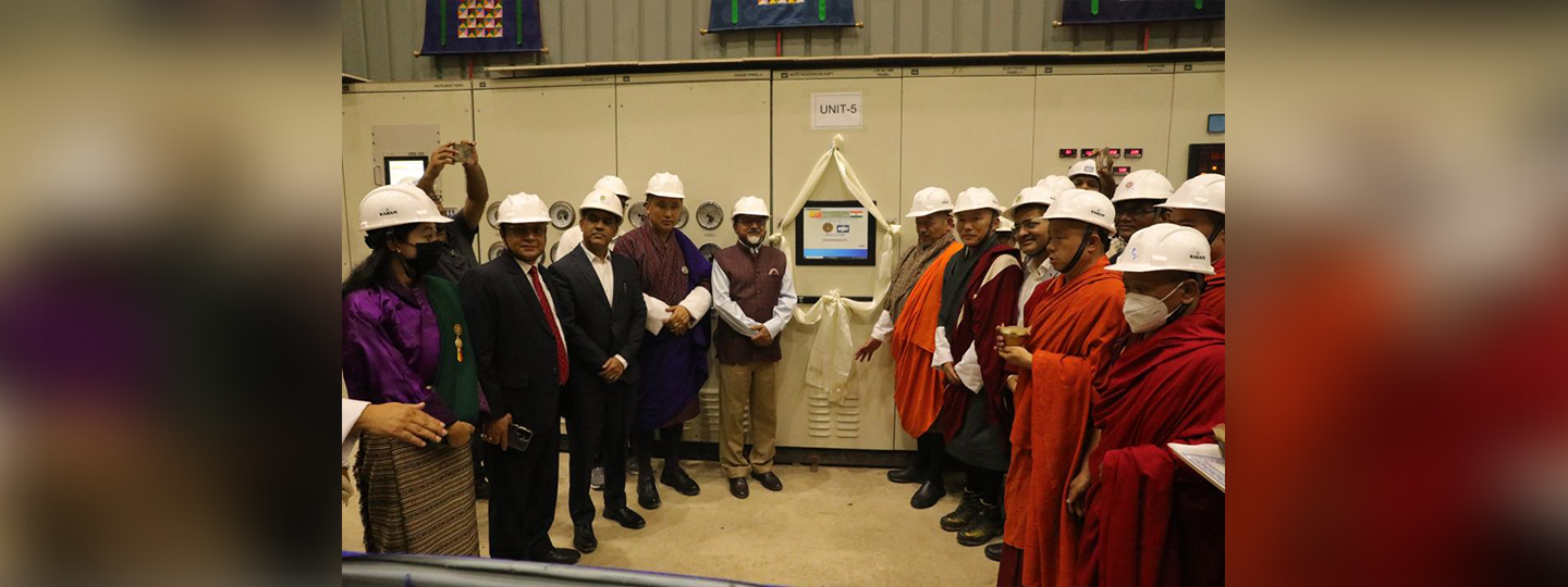  Inauguration of Unit 5 (170MW) of the 1020MW Punatsangchhu-II hydroelectric project (17 July 2025)
