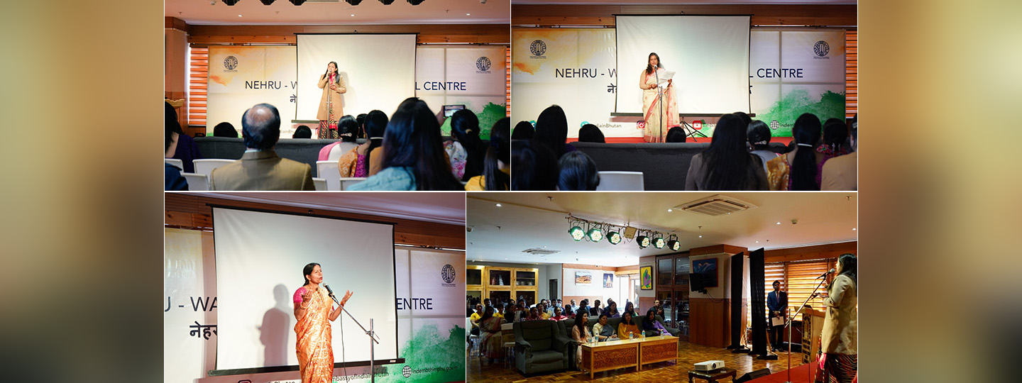  Celebrated International Women’s Day 2024 at the Nehru Wangchuck Culture Centre, Thimphu with enthusiastic participation of Bhutanese friends, members of the Indian community and the Embassy family.