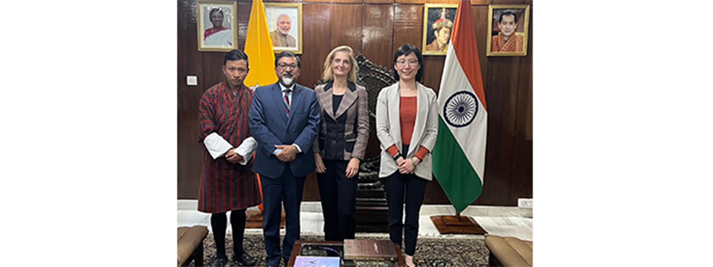  Ambassador Sudhakar Dalela met Ms. Cecile Fruman, Director, Regional Integration and Engagement in the South Asia Region, World Bank.