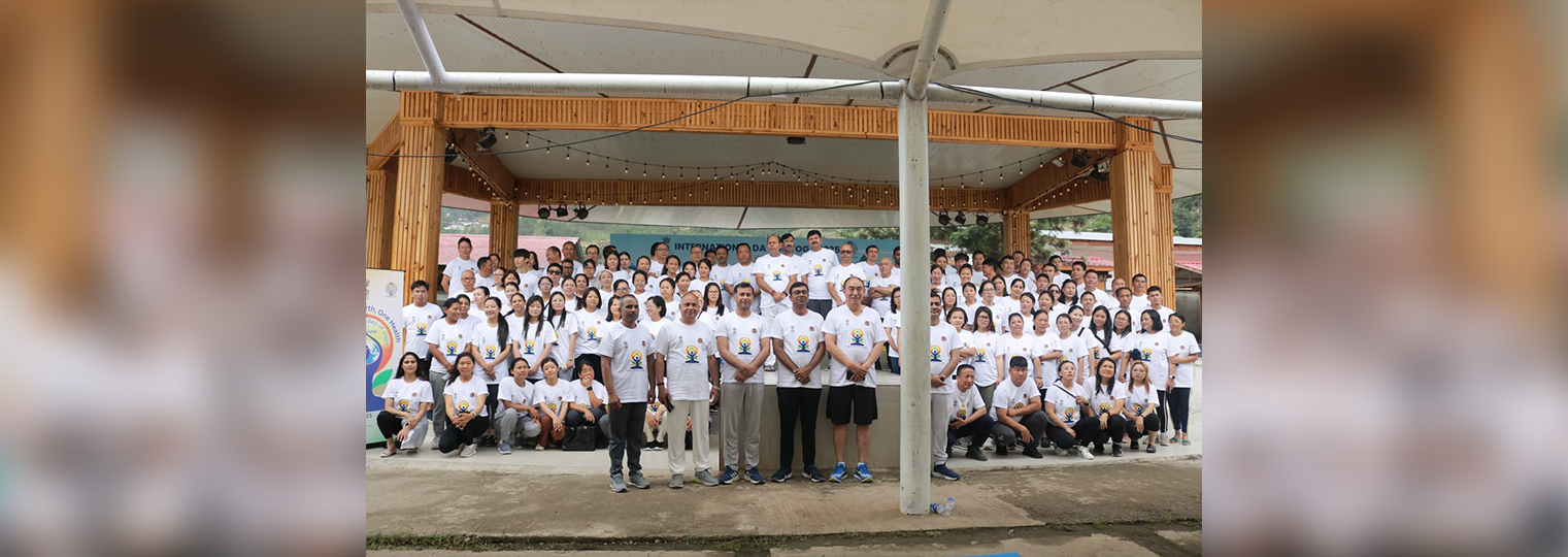  The Embassy of India, Thimphu and NWCC organized a special yoga session at Kaja Throm, Punakha. (17 June 2025)