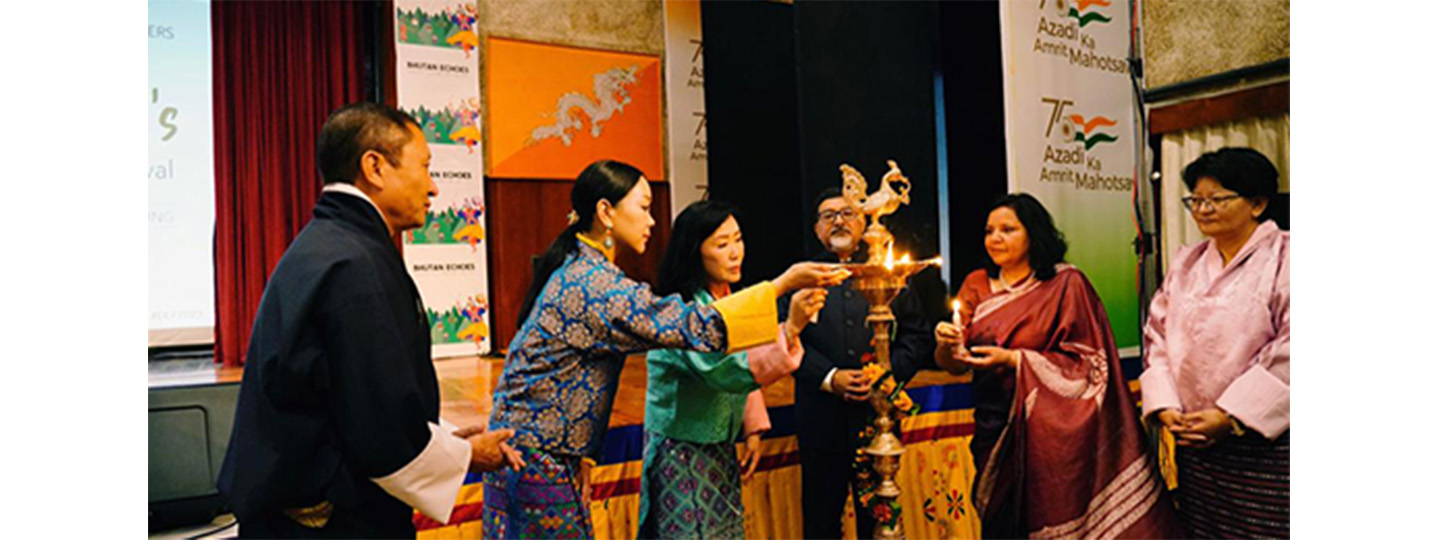  Embassy hosts a reception for the 12th edition of the Drukyul's Literature Festival.