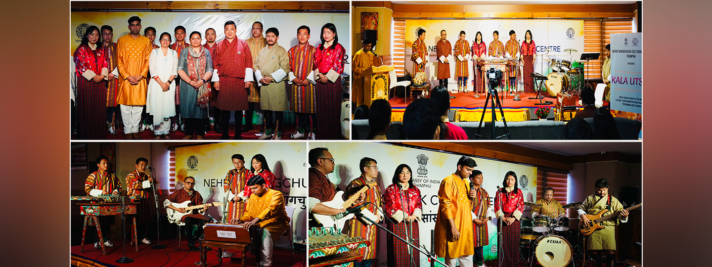  The second #KalaUtsav series event at NWCC, Thimphu was a stunning display of musical talent! The Indo-Bhutanese jugalbandi enchanted the audience, highlighting the rich musical traditions from India - Bhutan