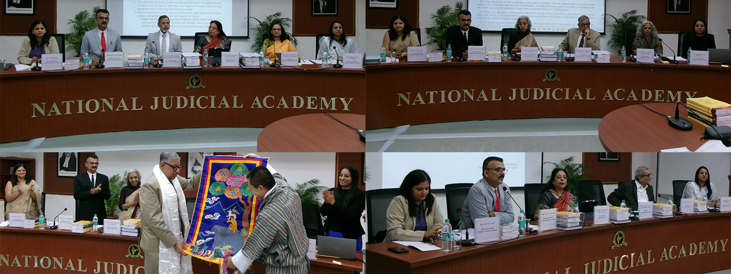  Expanding ties of friendship and cooperation between bhutan and indian in judicial sector: The National Judicial Academy, Bhopal, hosted a training programme for 34 judges and judicial officers from Bhutan from 11-15 November 2024.