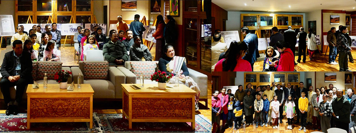  @IndiainBhutan commemorated #ConstitutionDay2024 in Thimphu, with the screening of a documentary on the making of the constitution, and a photo exhibition. Embassy team was joined by members of the diaspora to mark the event.
