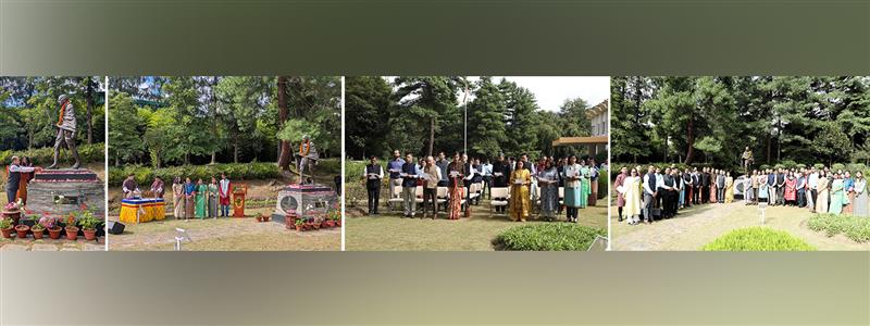  India–Bhutan Development Partnership:
Ambassador handed over Nu. 2.5 billion (INR 250 crore) to the RGoB for the Economic Stimulus Programme under the 13th Five Year Plan.(01 October 2025)