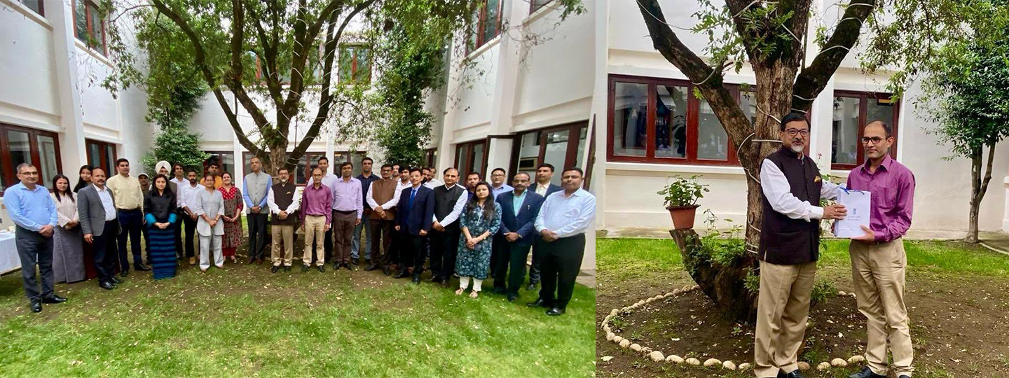  The Embassy family bids farewell to Mr. Dil Kumar, who worked at Nehru Wangchuck Cultural Center for over ten years. Thank you Mr. Dil Kumar for your service & contribution in deepening cultural connect. Wishing you all the very best & every success in your future endeavours!