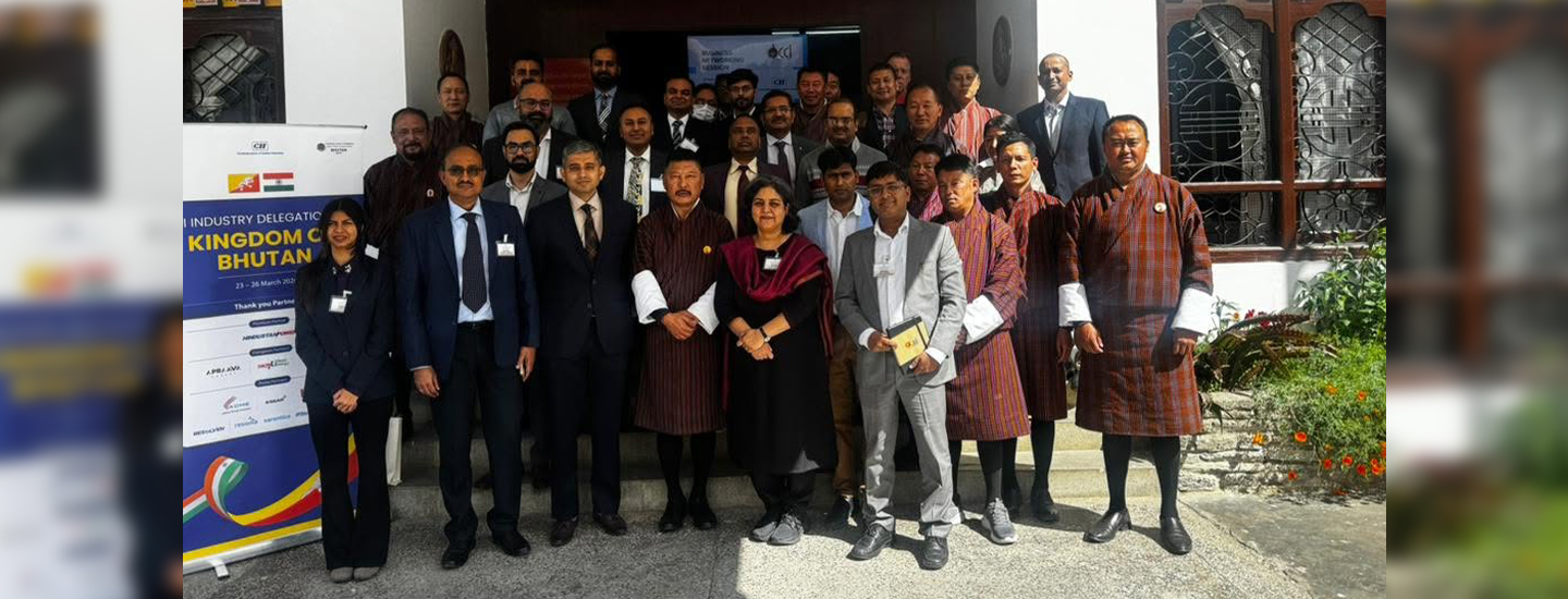  Confederation of Indian Industry (CII) delegation to Bhutan met with Bhutan Chamber of Commerce & Industry and discussed opportunities for collaboration with Bhutan (23 March 2026)
