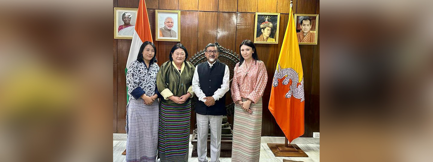  Welcomed RENEW ED Tshering Dolkar at the Embassy. Amb @SudhakarDalela congratulated RENEW team for two decades of community service, empowering women & children, under the leadership of HM, The Queen Mother Sangay Choden Wangchuck. Look forward to continued partnership with RENEW