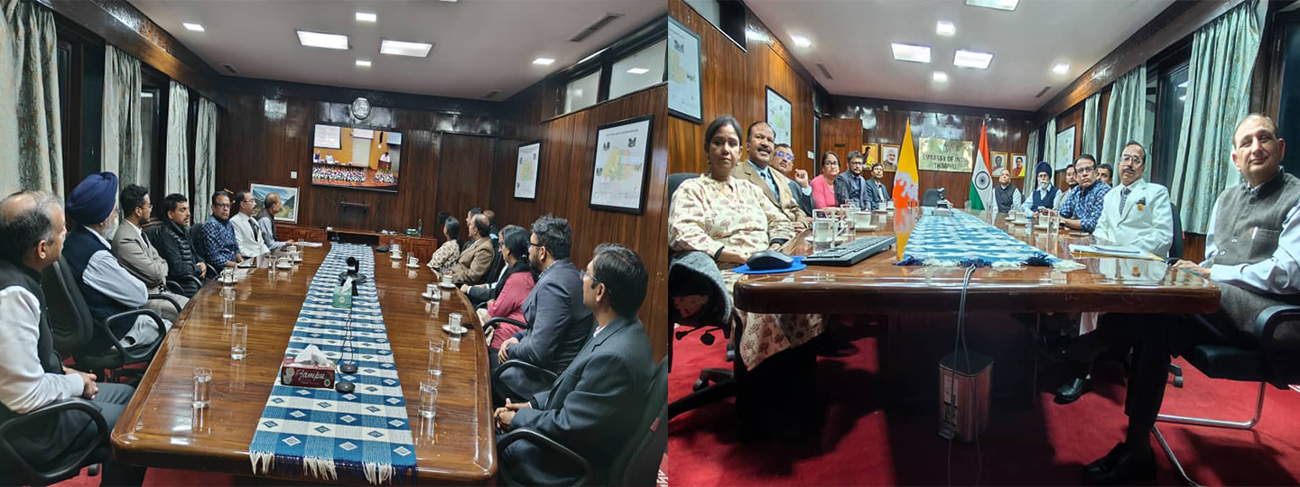  Members of Indian diaspora joined the Embassy officials to virtually witness the launch of the website of 18th Pravasi Bharatiya  Divas (PBD) 2025.