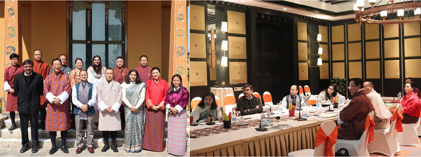  The first Joint Project Monitoring Committee Meeting under the MoU on concessionary financing for the GyalSung Infrastructure Project was held on 20 February 2024 in Thimphu. 

Enduring India Bhutan partnership for youth development and skilling.