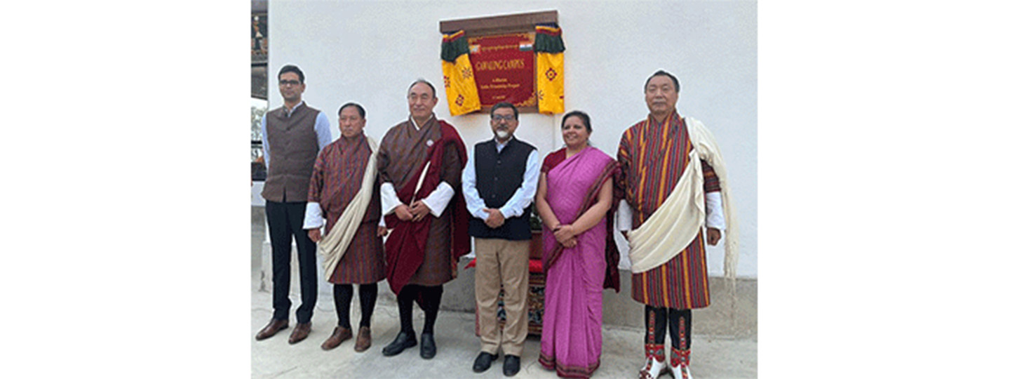  Ambassador Sudhakar Dalela joined officials of the RGoB, Royal University of Bhutan in the inauguration of India-Bhutan Friendship Projects - two Hostels and a Food Science & Technology Lab at Gawaling Campus of the prestigious College of Natural Resources, Punakha.