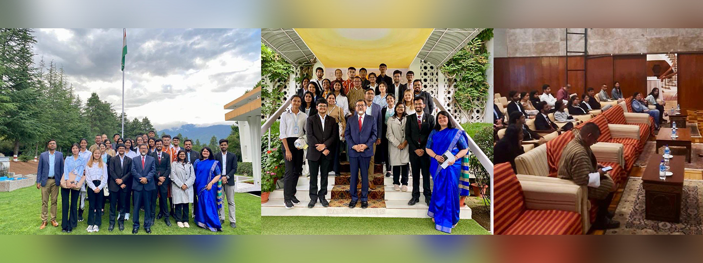 A pleasure to welcome students from law schools across India to 
@IndiainBhutan for a lively interaction on Bhutan and BTIN partnership. The students are currently attending the Undergraduate Summer School Programme at the Jigme Singye Wangchuck School of Law @BhutanLaw