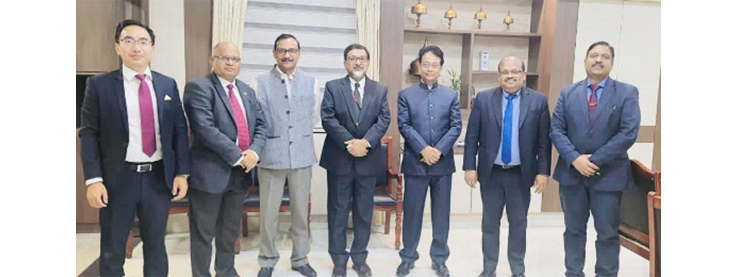  Ambassador Sudhakar Dalela's meeting with Chief Secretary of Assam Government Shri Paban Kumar Borthakur