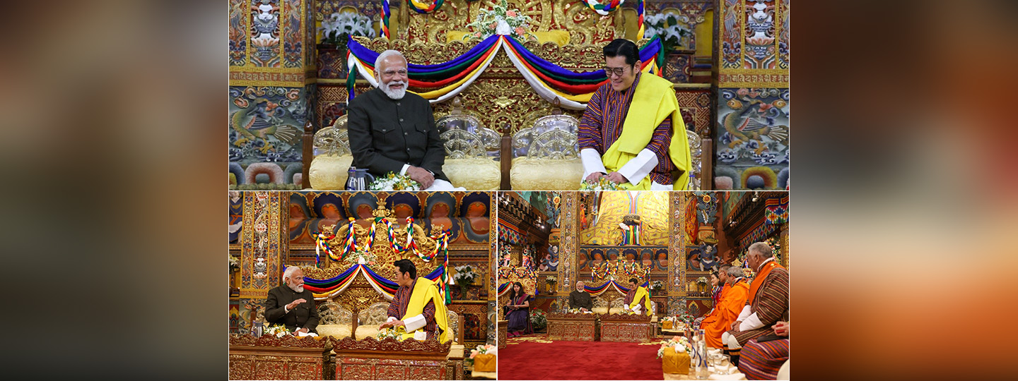  Glad to have met His Majesty the King of Bhutan, Jigme Khesar Namgyel Wangchuck. We talked about ways to improve bilateral relations between our nations.