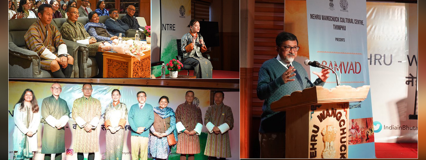  Thank you Hon'ble 
@PMBhutan @tsheringtobgay,for joining us at the screening of documentary 'Mahashivratri Special' by Tshering Denkar as part of NWCC, Thimphu’s 'Samvad' series. Guests enjoyed fascinating conversation with 
@Denkarsgetaway, celebrating Bhutan India people-to-people ties!
