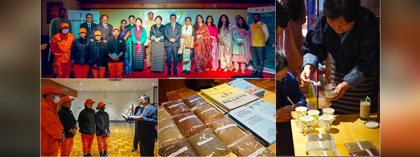  Participants enjoyed nutritious and tasty millet recipes while learning about their numerous health benefits. Thank you Aum Kesang Choedon for inaugurating the #Aarogya series at the NWCC.
