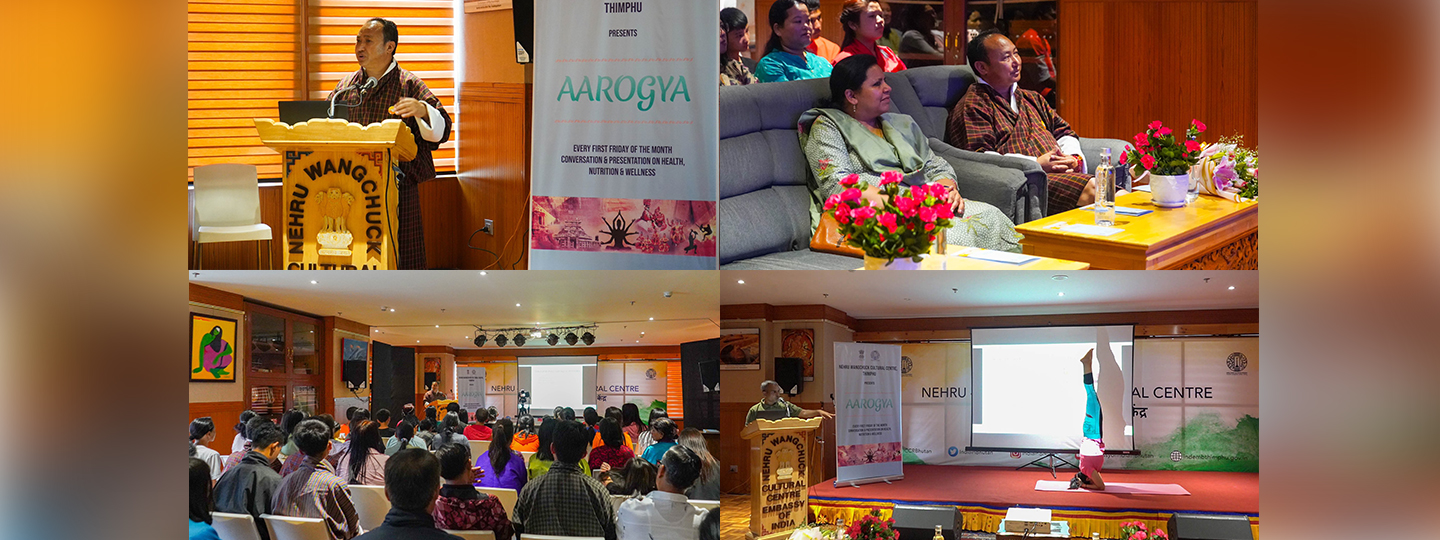  NWCC, Thimphu hosted #AarogyaSeries session on ‘Yoga for Teenagers & Adolescents’ with Dr. Vijay Singh, Yoga Master & Mr. Dawa Tshering, Bhutan Early Childhood Education & Development Association. An informative presentation on promoting holistic well-being of our youth.